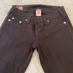 True Religion Black Skinny Jeans worn once!